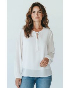 T-shirt uni Eva ecru