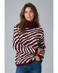 Pullover hangcol 9903 bordeaux