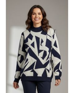 Pullover turtle 0594 donkerblauw