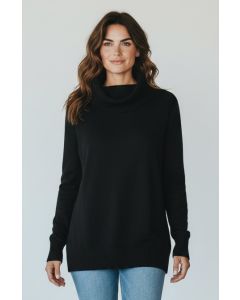 Pullover hangcol 1103 zwart