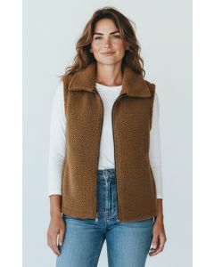 Gilet Noa camel