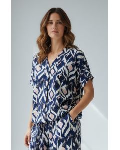 T-shirt Linde blauw