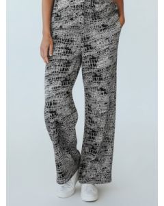 Broek print Tess zwart