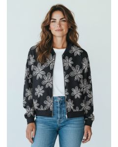 Bomberjack Jill-1 zwart