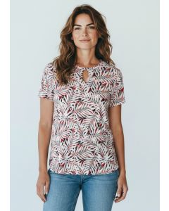 T-shirt print 0097 blad rood