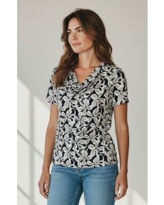 T-shirt print 6099 bloem