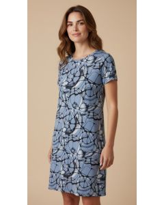 Jurk print Roos cirkel jeans