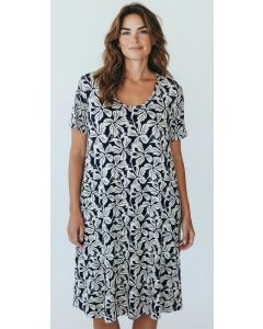 Jurk print 1187 bloem