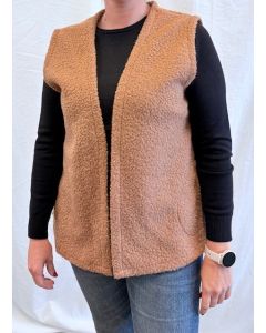 Gilet Julie camel