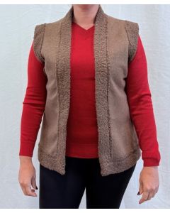 Gilet Rosie bruin