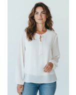 T-shirt uni Eva ecru