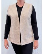 Gilet teddy  beige