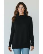 Pullover hangcol 1103 zwart