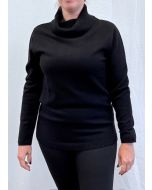 Pullover hangcol 1103 zwart