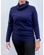 Pullover hangcol 1103 donkerblauw