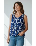 Top Iris donkerblauw