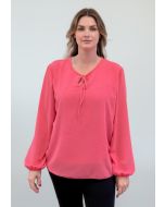 T-shirt uni Eva fuxia