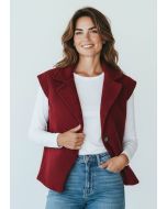 Gilet Lisa bordeaux