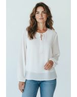 T-shirt uni Eva ecru