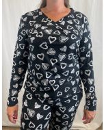 T-shirt print 1193 hartjes